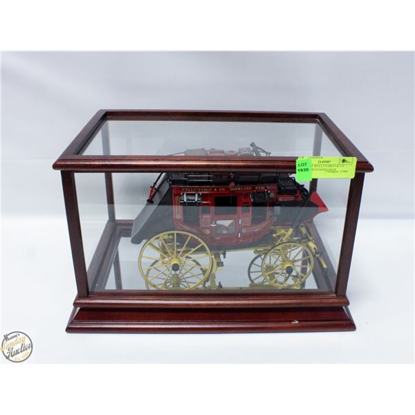 MODEL OF WELLS FARGO & CO OVERLAND STAGECOACH