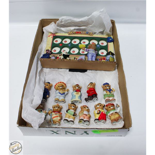 SCHOOL DAYS CERAMIC PICTURE FRAME WITH FIGURES