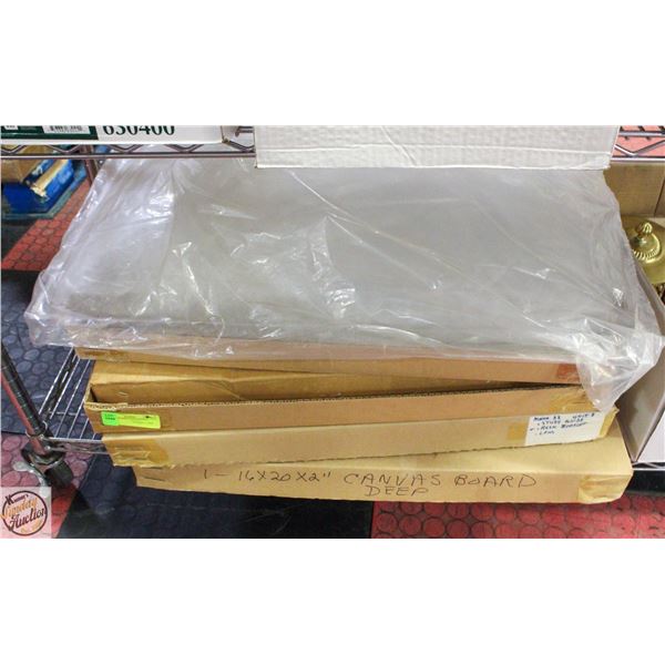 LOT OF FRAMES AND ACRYLIC COVERS