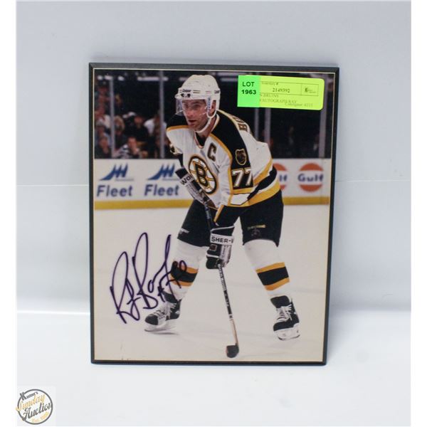 BOSTON BRUINS SIGNED/AUTOGRAPH RAY