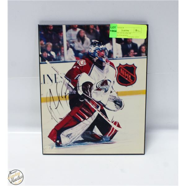 COLORADO AVALANCHE SIGNED/AUTOGRAPH