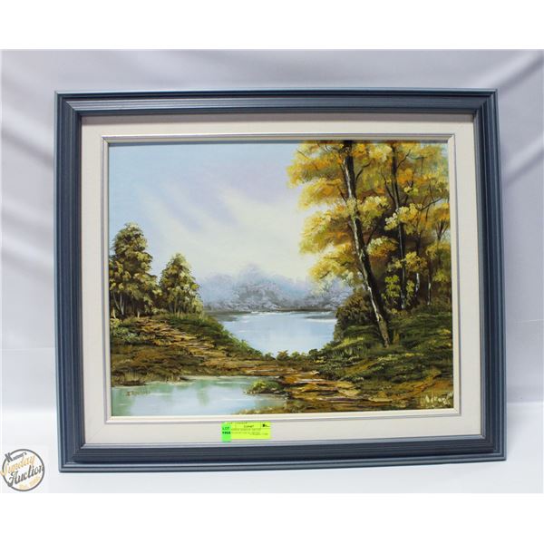 ORIGINAL ACRYLIC ART ON CANVAS BY LOCAL ARTIST