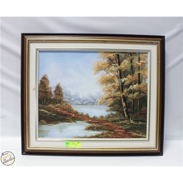 ORIGINAL ACRYLIC ART ON CANVAS BY LOCAL ARTIST