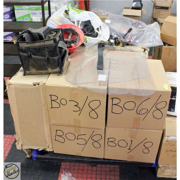 PALLET OF ASSORTED ELECTRIC COMPANY COMPONENTS