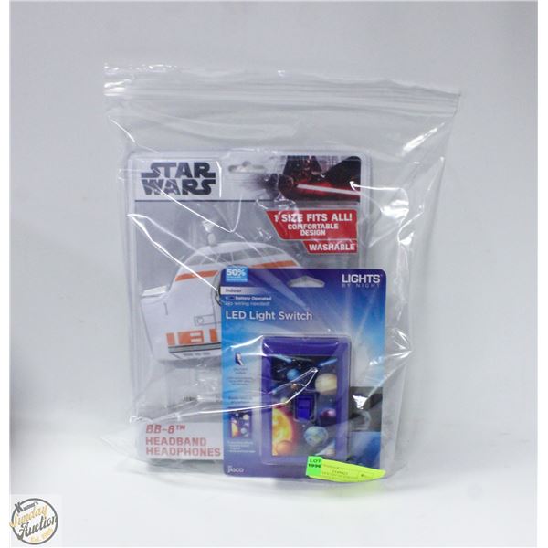 NEW STARWARS HEADBAND HEADPHONES WITH