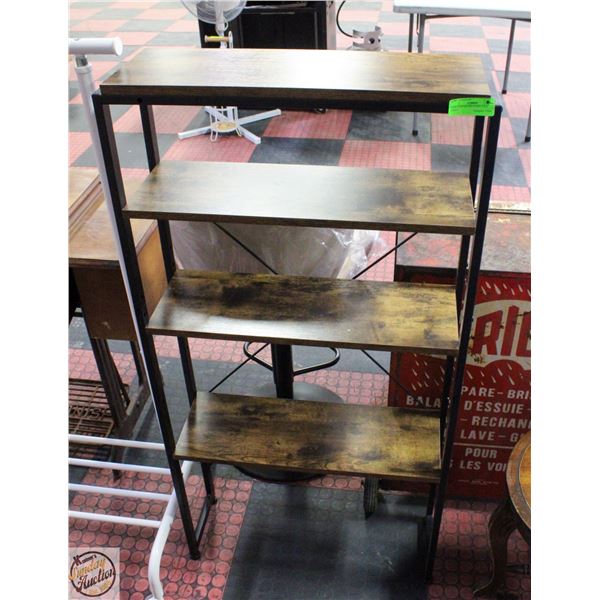 NEW ASSEMBLED 4FT TALL SHELF H-47.5" W-8" L-23.5"