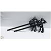 Image 1 : TWO 12 INCH TASK RATCHING BAR CLAMPS