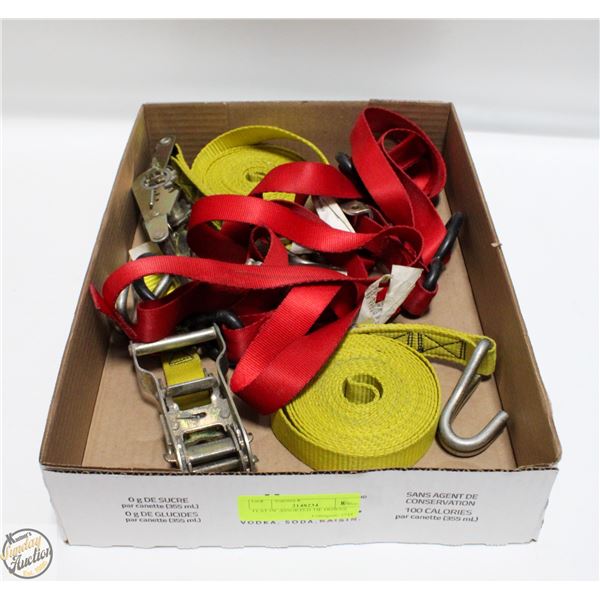 FLAT OF ASSORTED TIE DOWNS