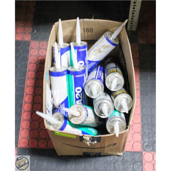 10 LARGE TUBES OF CONSTRUCTION ADHESIVE