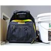 Image 1 : NEW DEWALT TOOL BACKPACK W/WORKING LED LIGHT
