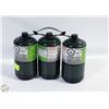 Image 1 : 3PK GREEN MINI PROPANE TANKS