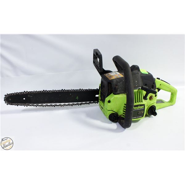 POULAN 2150 GAS CHAINSAW