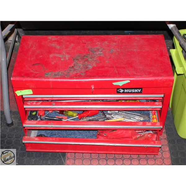 HUSKY TOOL CHEST WITH CONTENTS