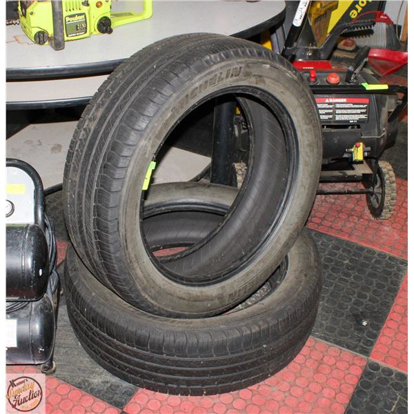 PAIR OF MICHELIN 235/55R19 TIRES