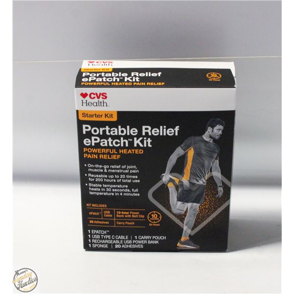CVS HEALTH STARTER KIT PORTABLE RELIEF EPATCH KIT