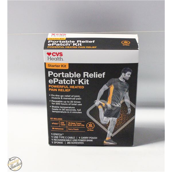 CVS HEALTH STARTER KIT PORTABLE RELIEF EPATCH KIT