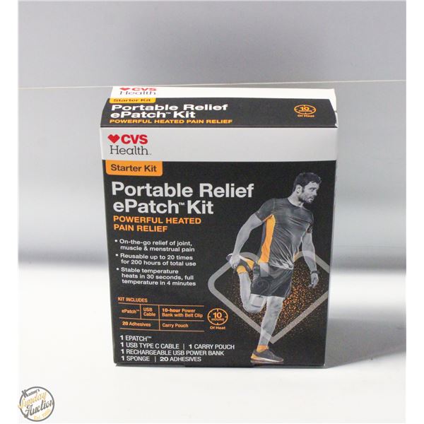 CVS HEALTH STARTER KIT PORTABLE RELIEF EPATCH KIT