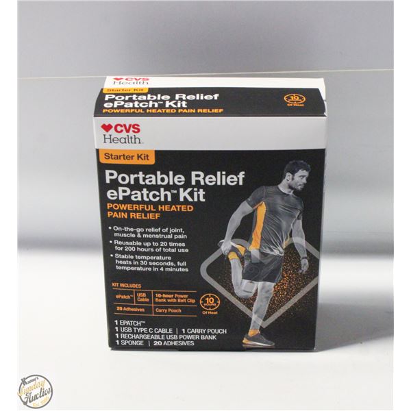 CVS HEALTH STARTER KIT PORTABLE RELIEF EPATCH KIT