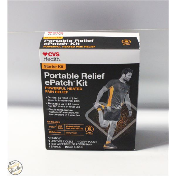 CVS HEALTH STARTER KIT PORTABLE RELIEF EPATCH KIT