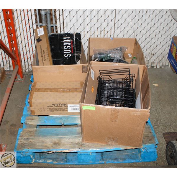 PALLET OF ESTATE MISC - HARDWARE AND HOUSEHOLD