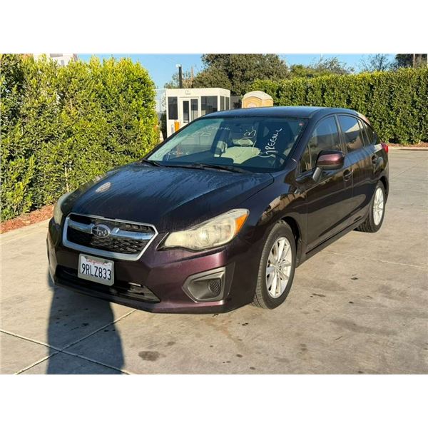 SUBA IMPREZA 2013 T-2 DAYS