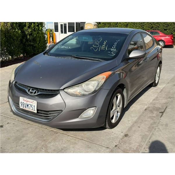 HYUN ELANTRA 2012 T-REPO 2 DAYS