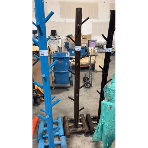 BROWN BAMBOO COAT TREE D16" X W16" X H72"