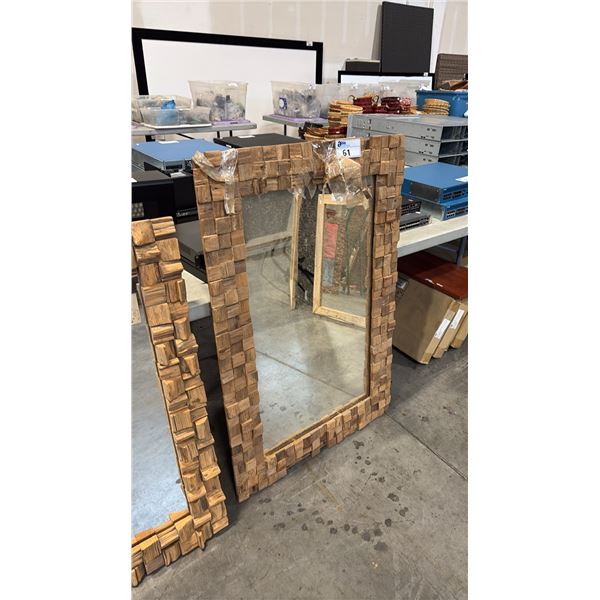 RECLAIMED TEAK MIRROR 30" X 44"
