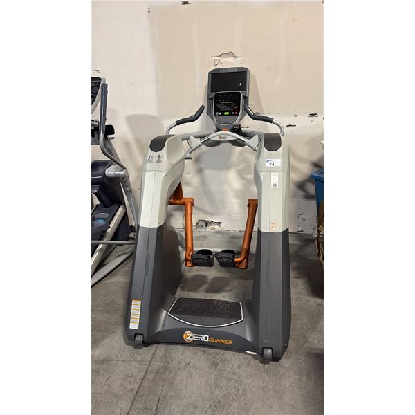 OCTANE FITNESS ZERO RUNNER W/ CONSOLE REPLICATES THE MOTION OF WALKING, JOGGING OR RUNNING