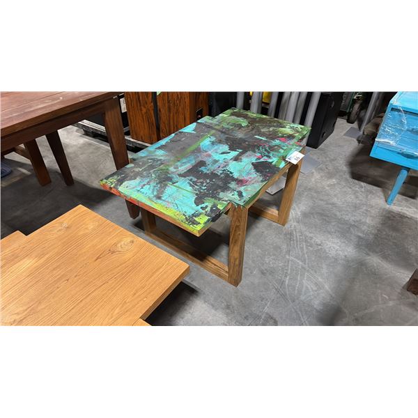MULTI-COLOR COFFEE TABLE D24" X W40" X H20"