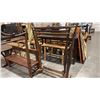 Image 1 : RUSTIC FINISH RECLAIMED WOOD HALL STANDS 3 PIECES AND UMBRELLA STAND