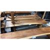Image 2 : EXOTIC SUAR WOOD BENCH/COAT TREE D17" X W71" X H82"