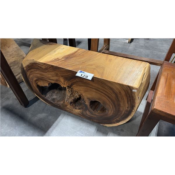 LIVE EDGE CONSOLE TABLE  D10" X W42" X H19"