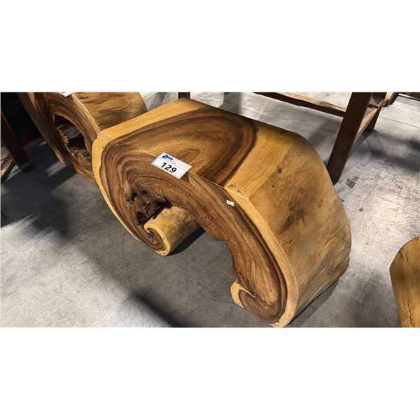 LIVE EDGE CONSOLE TABLE  D12" X W32" X H19"