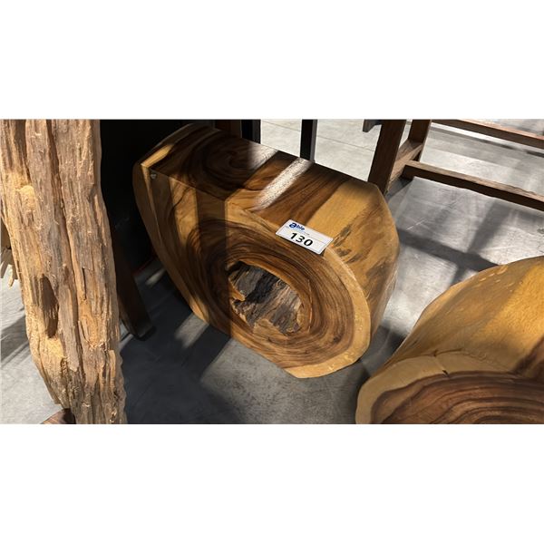 LIVE EDGE CONSOLE TABLE  D10" X W27" X H19"