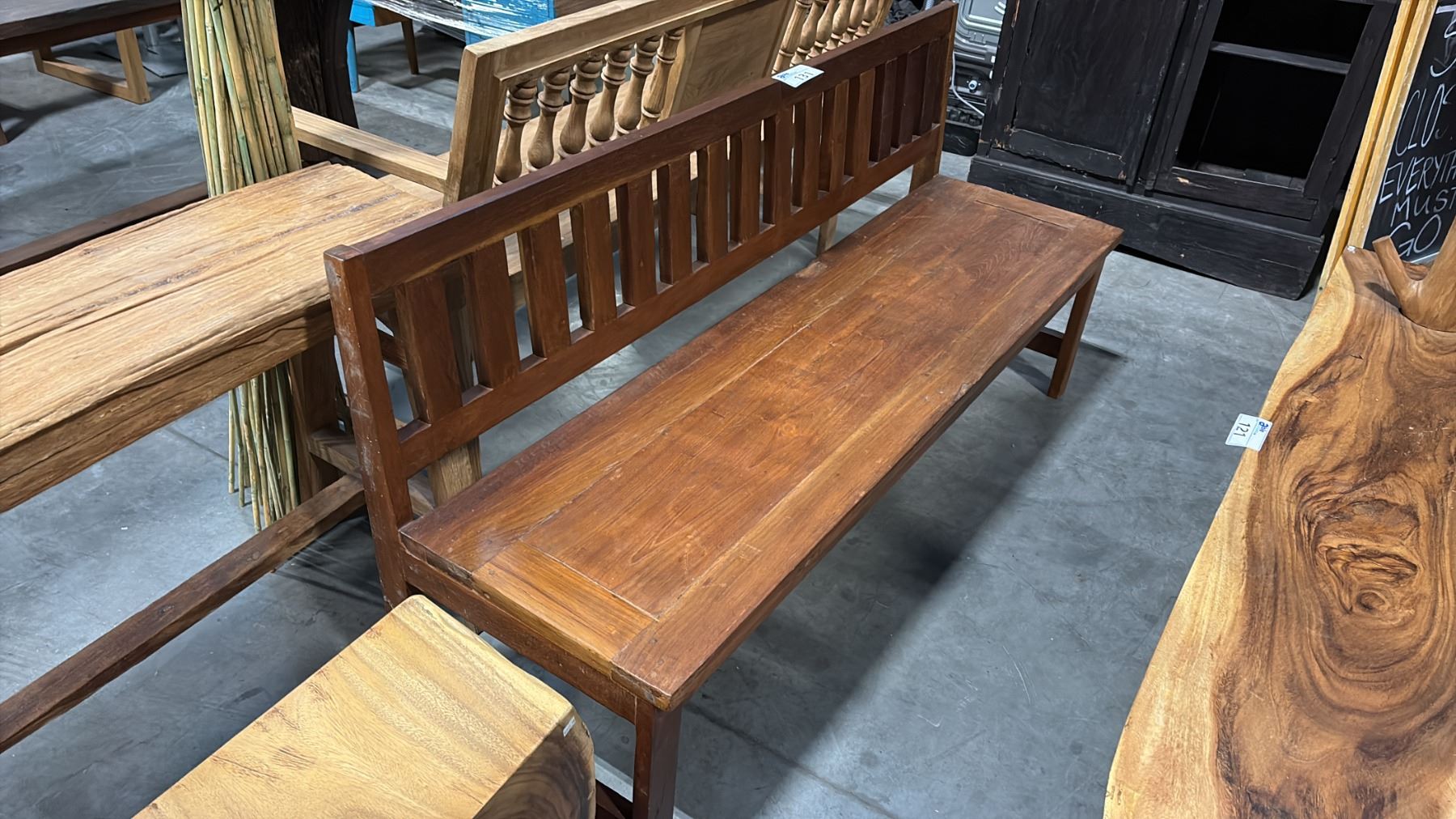 Exotic Bench EXOTIC RECLAIMED HARDWOOD BENCH 67