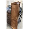 Image 2 : MISC HARDWOOD PANELS INCL HINGES DISPLAY, RECLAIMED WOOD DOORS AND 106 INCHES PANEL - MUST TAKE ALL
