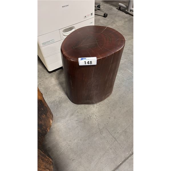 EXOTIC HARDWOOD FINISHED STUMP 18"