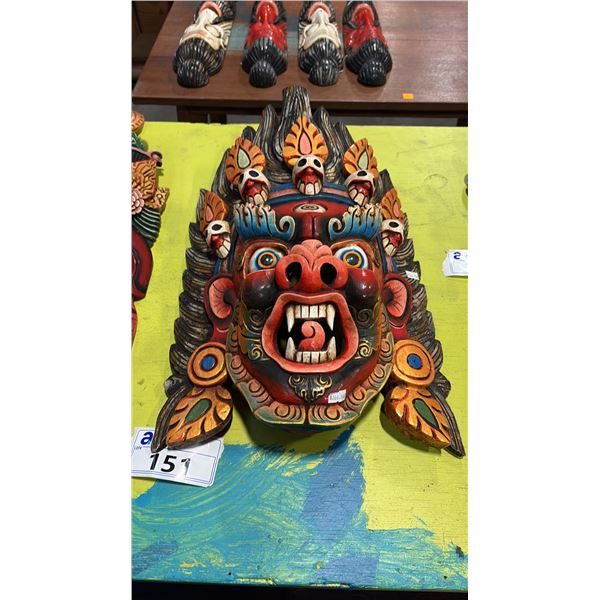 EXOTIC WOOD INDONESIAN MASK