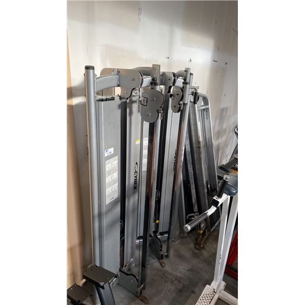 CYBEX DUAL-CABLE SMITH MACHINE - MISSING CROSS-BARS