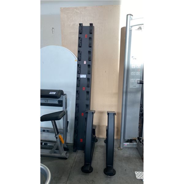 2-TIER DUMBBELL RACK 84"W