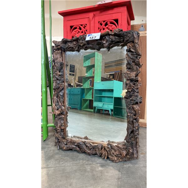 DRIFTWOOD FRAME MIRROR W26" X H32"