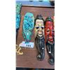 Image 3 : ASIAN THEME WALL HANGING DECOR - 12 PIECES