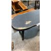 Image 2 : BLACK RUSTIC LIVE EDGE HALL TABLE D24" X W54" X H30"
