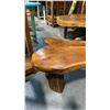 Image 2 : EXOTIC LIVE EDGE SLAB BENCH D23" X W57" X H17"