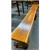 Image 2 : EXOTIC LIVE EDGE SLAB BENCH D12" X W60" X H17"