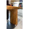 Image 3 : EXOTIC LIVE EDGE SLAB BENCH D12" X W49" X H17"