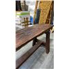 Image 4 : EXOTIC RECLAIMED HARDWOOD BENCH 82"W