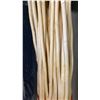 Image 4 : MISCELLANEOUS RATTAN BASKETS AND DECOR WITH BUNDLE OF WILLOW STICKS