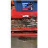 Image 4 : HUSKY MOBILE TOOL BOX W/ CONTENTS AND MASTERCRAFT PORTABLE PLASTIC TOOL BOX